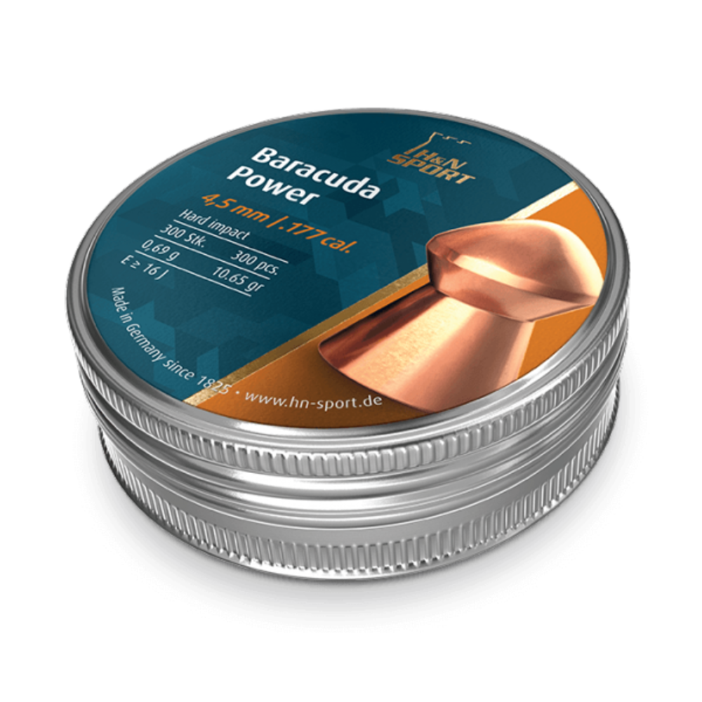 Haendler & Natermann H&N Baracuda Power 4.5mm 10.65gr Haendler & Natermann H&N Baracuda Power 4.5mm 10.65gr