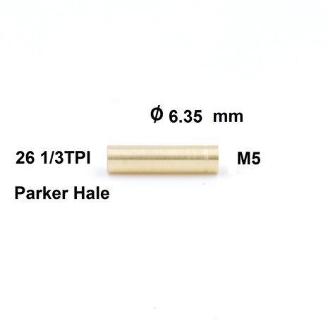 Cleaning Rod Adapter Parker Hale internal thread - M5 internal thread