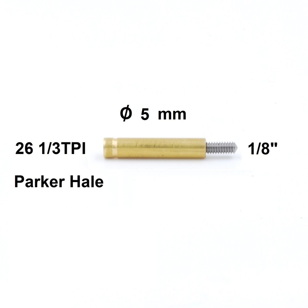 Cleaning Rod Adapter Parker Hale internal thread   - 1/8" external thread