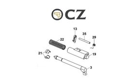 CZ CZ P-10C Firing Pin Assembly CZ CZ P-10C Firing Pin Assembly