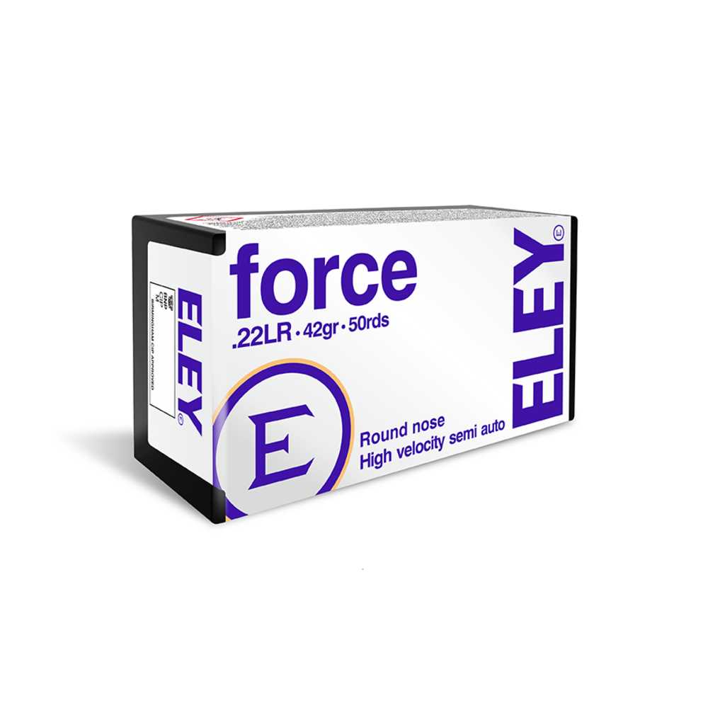 ELEY Force .22 LR ammunition by ELEY ELEY Force .22 LR ammunition by ELEY