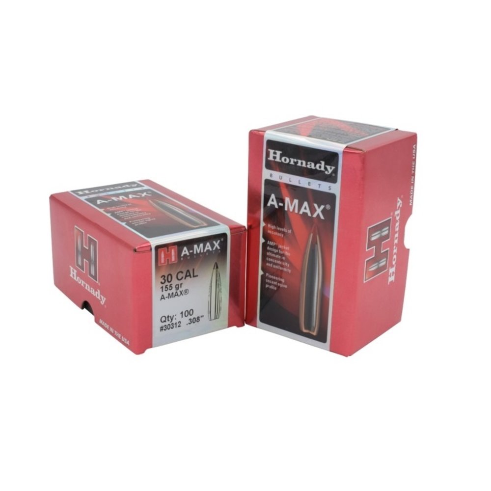 Hornady Kogelkoppen Hornady .30 A-Max 155 grain .308 Hornady Kogelkoppen Hornady .30 A-Max 155 grain .308