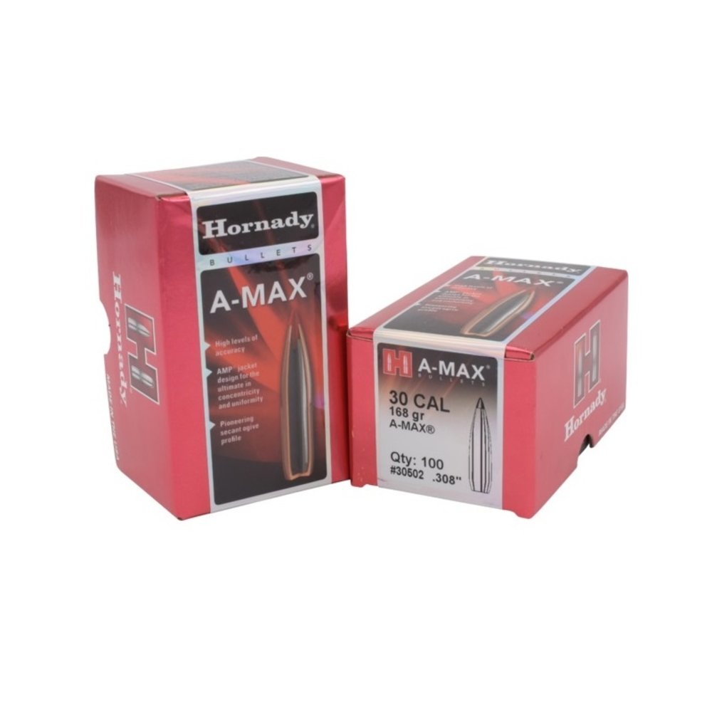 Hornady Bullets Hornady .30 A-Max 168 grain .308