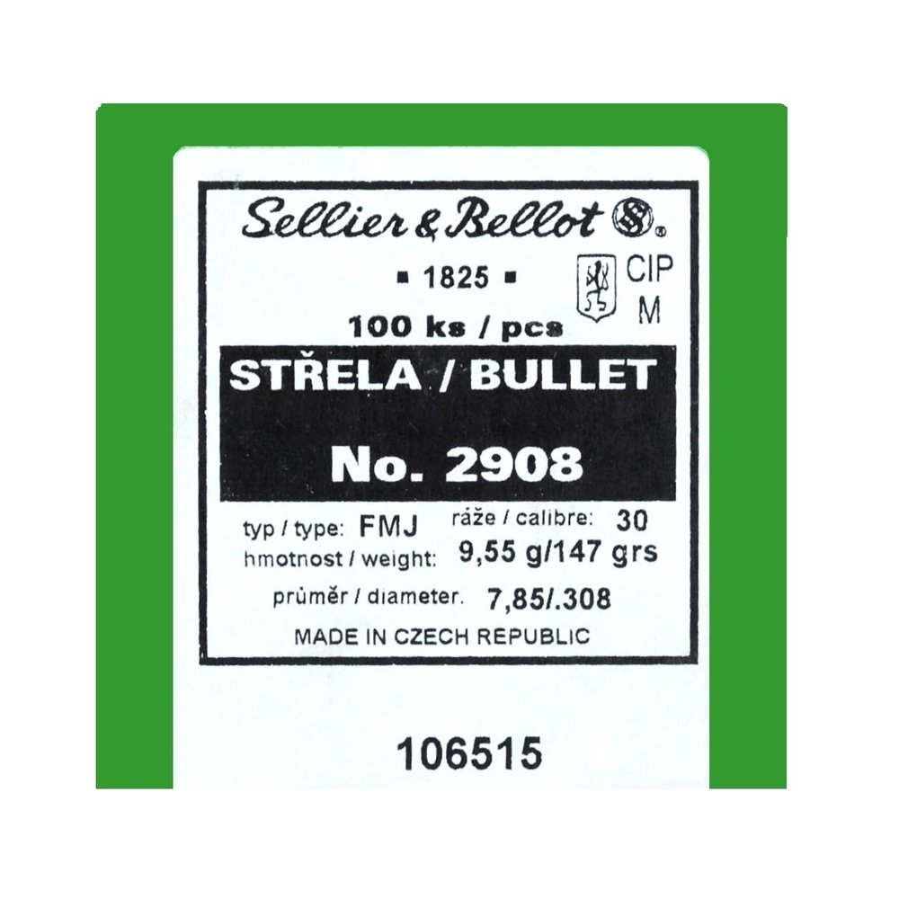Sellier & Bellot Sellier & Bellot bullets Cal. .308 147gr