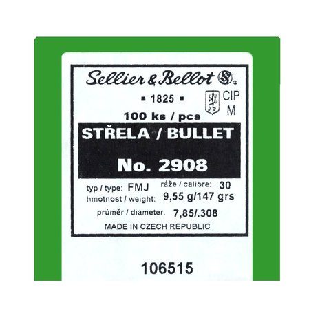 Sellier & Bellot Sellier & Bellot bullets Cal. .308 147gr
