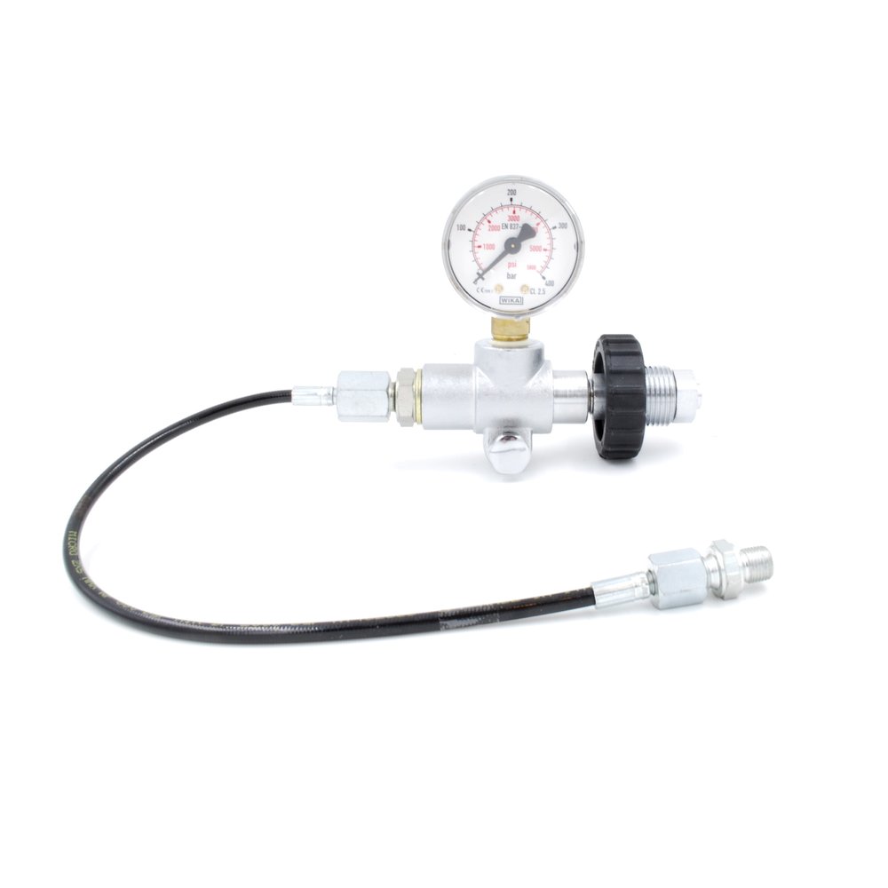 WIKA PCP manometer van 400 bar