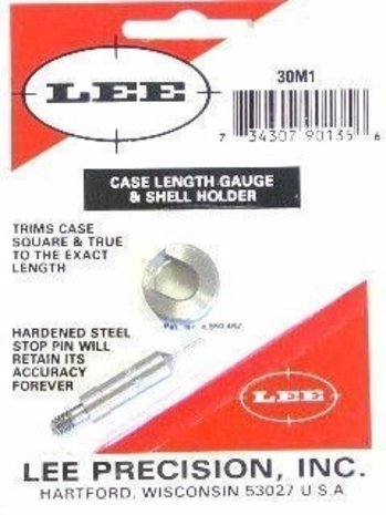 LEE Lee 90135 Length Gauge & Shellholder .30 M1 Carbine LEE Lee 90135 Length Gauge & Shellholder .30 M1 Carbine