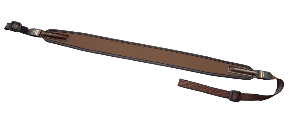 Rifle sling neoprene brown by Niggeloh SEM shooting sports