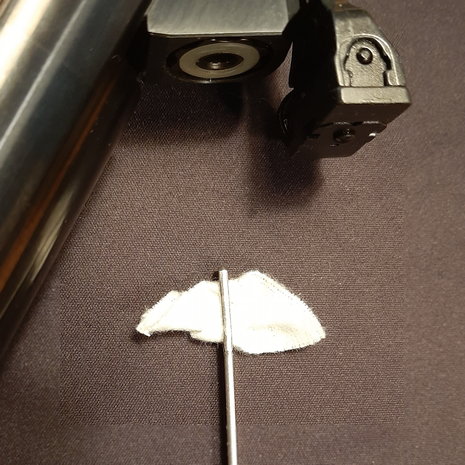 Niebling Poetsdoekjes adapter .177 / 4,5 mm  van Niebling