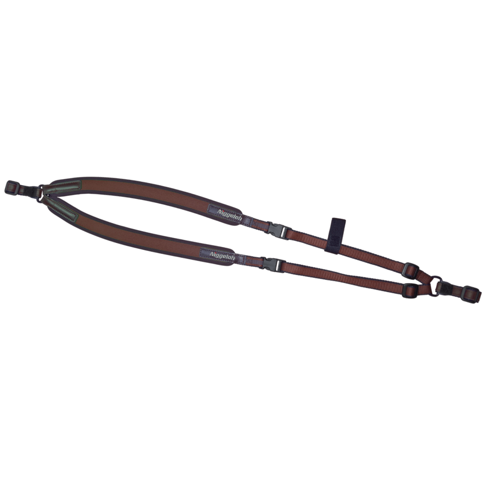 Backpack rifle sling with neoprene brown by Niggeloh | SEM shooting sports