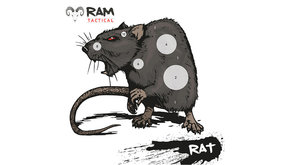 RAM Targets 14x14 schietkaart Rat
