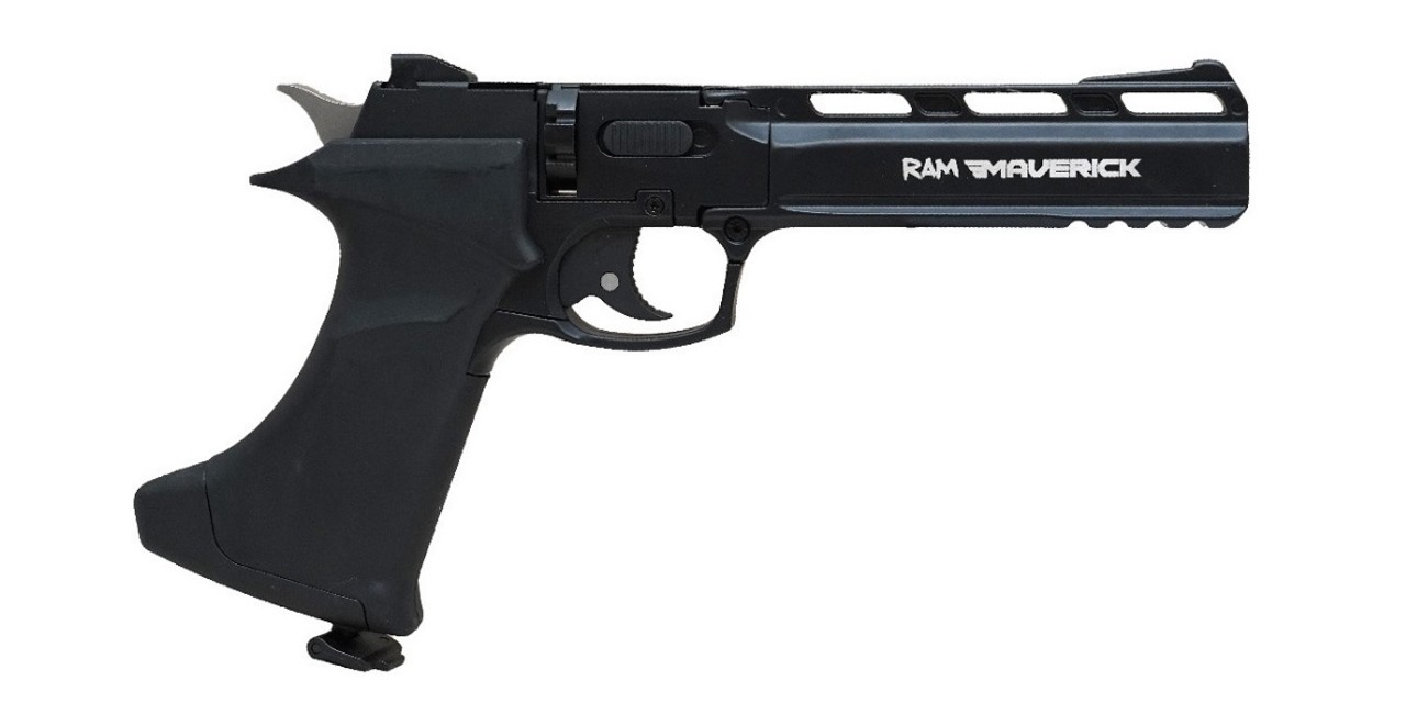 RAM Tactical RAM Maverick Multi Shot Co2 Pistool 4.5mm RAM Tactical RAM Maverick Multi Shot Co2 Pistool 4.5mm