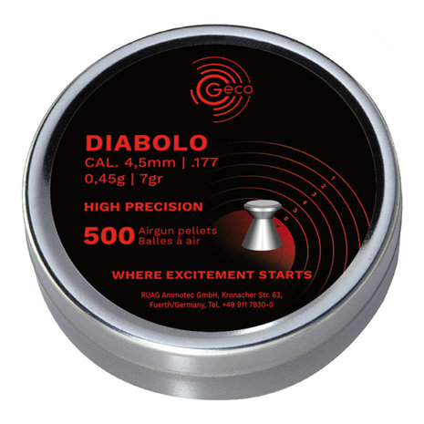 Geco GECO Diabolo 4,5 mm .177 Geco GECO Diabolo 4,5 mm .177