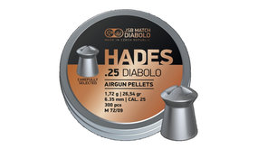 JSB  JSB Hades 6,35 mm  .25 26,54gr JSB  JSB Hades 6,35 mm  .25 26,54gr