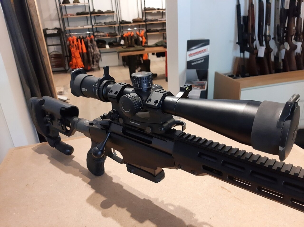 Tikka Tikka T3x Tac A1 6.5 Creedmoor with Vortex rifle scope and other accessories