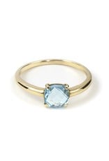 Navarro Ring - Gold - Blue Topaz