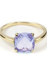 Navarro Ring - Goud - Amethist