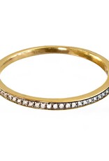 Bo Gold Ring - Goud - Diamantjes