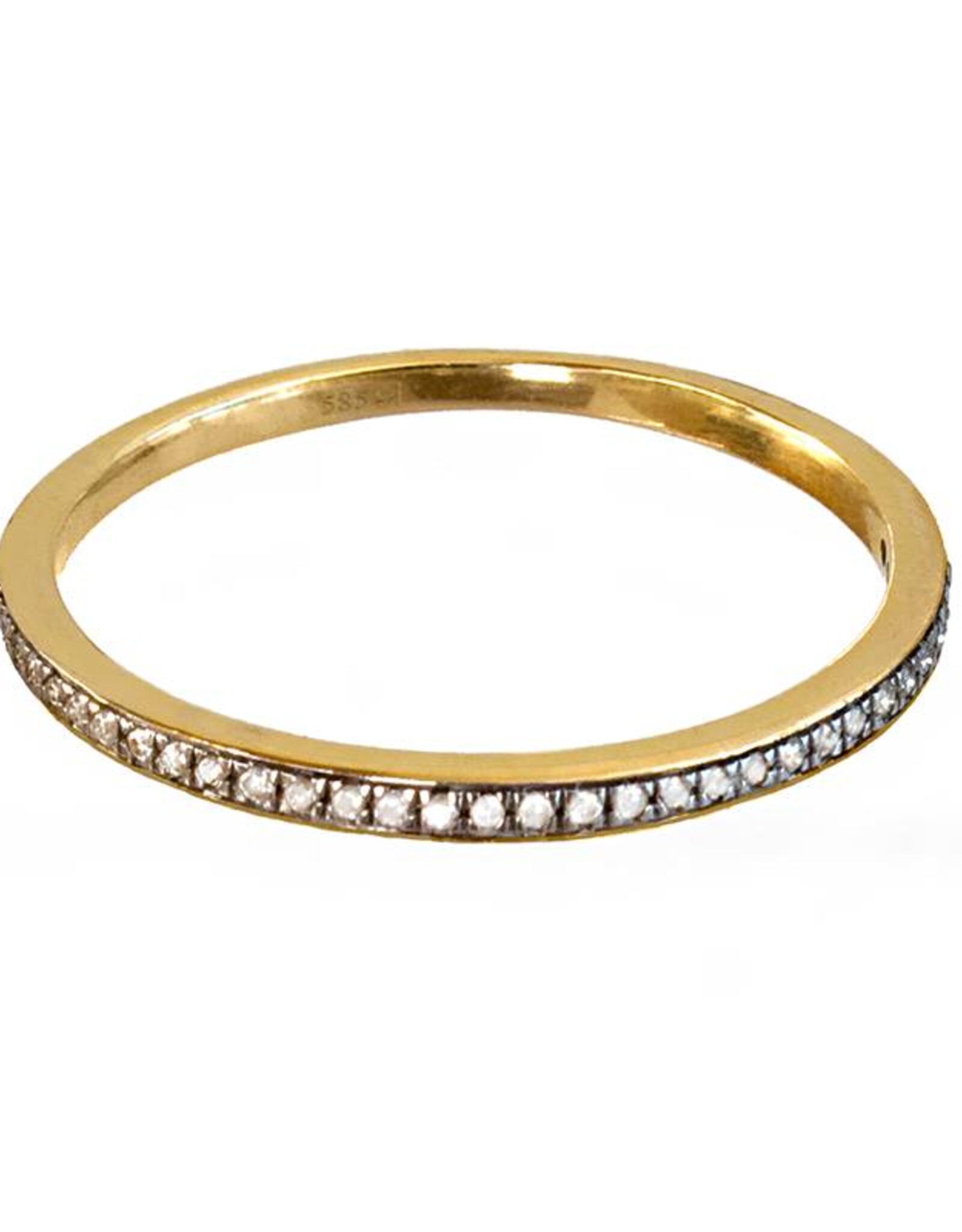 Bo Gold Ring - Goud - Diamantjes