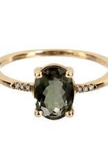 Bo Gold Ring - Goud - Toermalijn