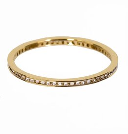 Bo Gold Ring - Goud - Diamantjes