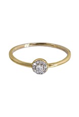 Bo Gold Ring - Goud - Diamantjes
