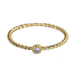 Bo Gold Ring - Goud - Diamant