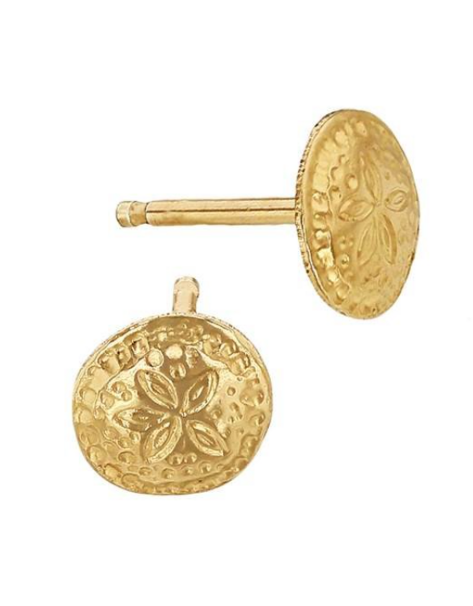 Bo Gold Oorbellen - Goud muntje