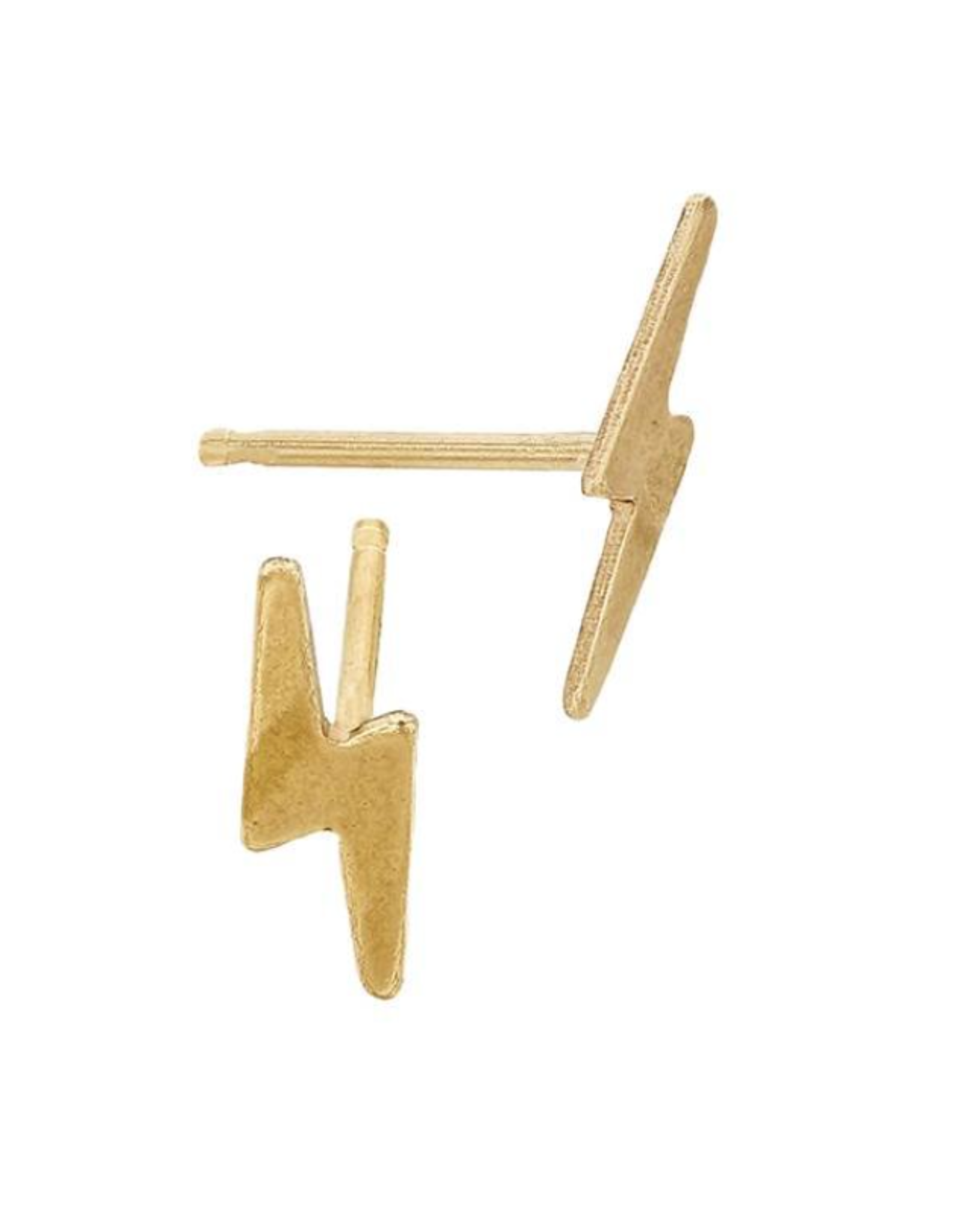 Bo Gold Earrings - Gold lightning bolts
