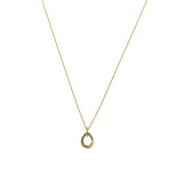 Bo Gold Necklace - Gold - Green Amethyst
