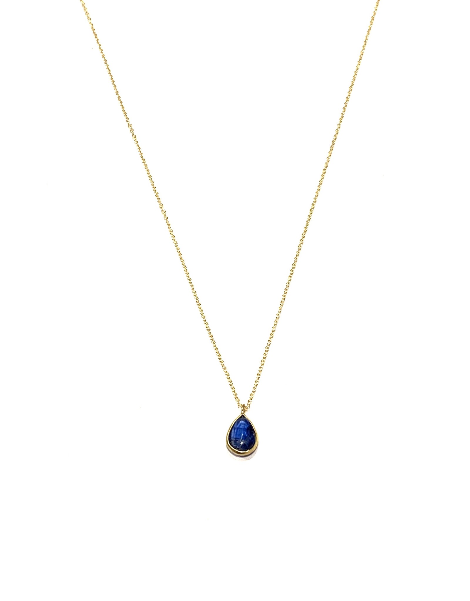 Bo Gold Necklace - Gold - Kyanite