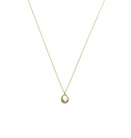Bo Gold Necklace - Gold - Moonstone