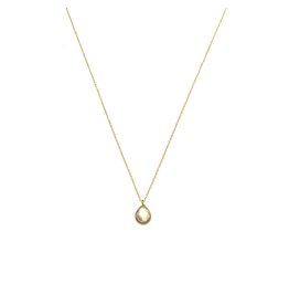 Bo Gold Necklace - Gold - Moonstone