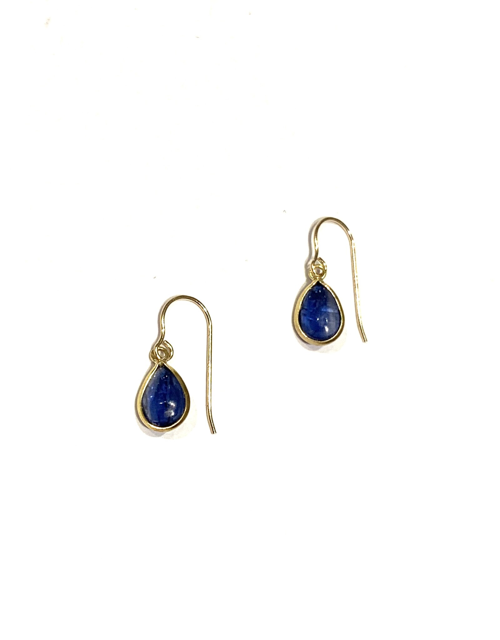Bo Gold Earrings - Gold - Kyanite