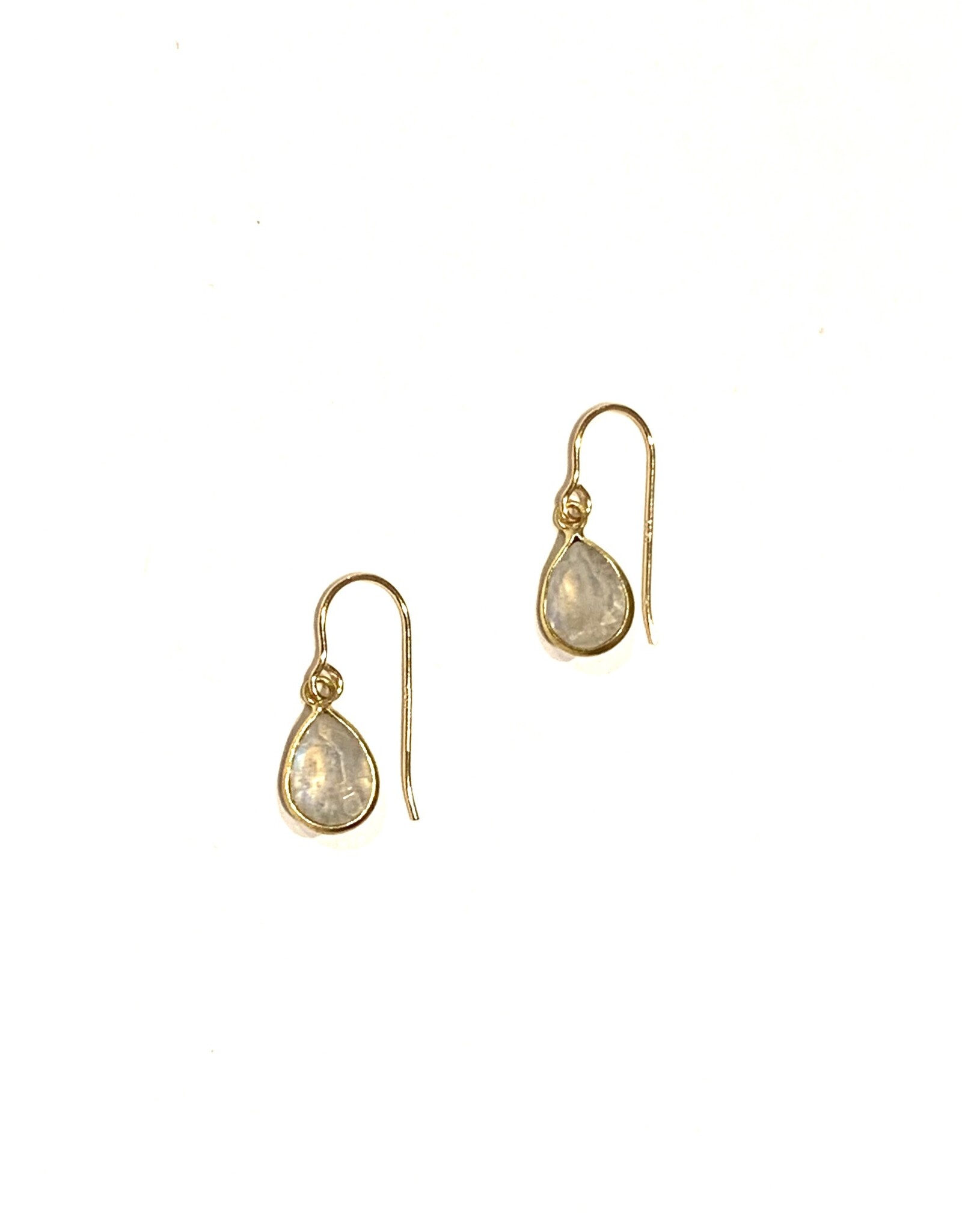 Bo Gold Earrings - Gold - Moonstone