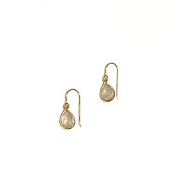 Bo Gold Earrings - Gold - Moonstone