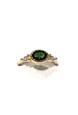 Bo Gold Ring - Gold - Tourmaline - Diamond