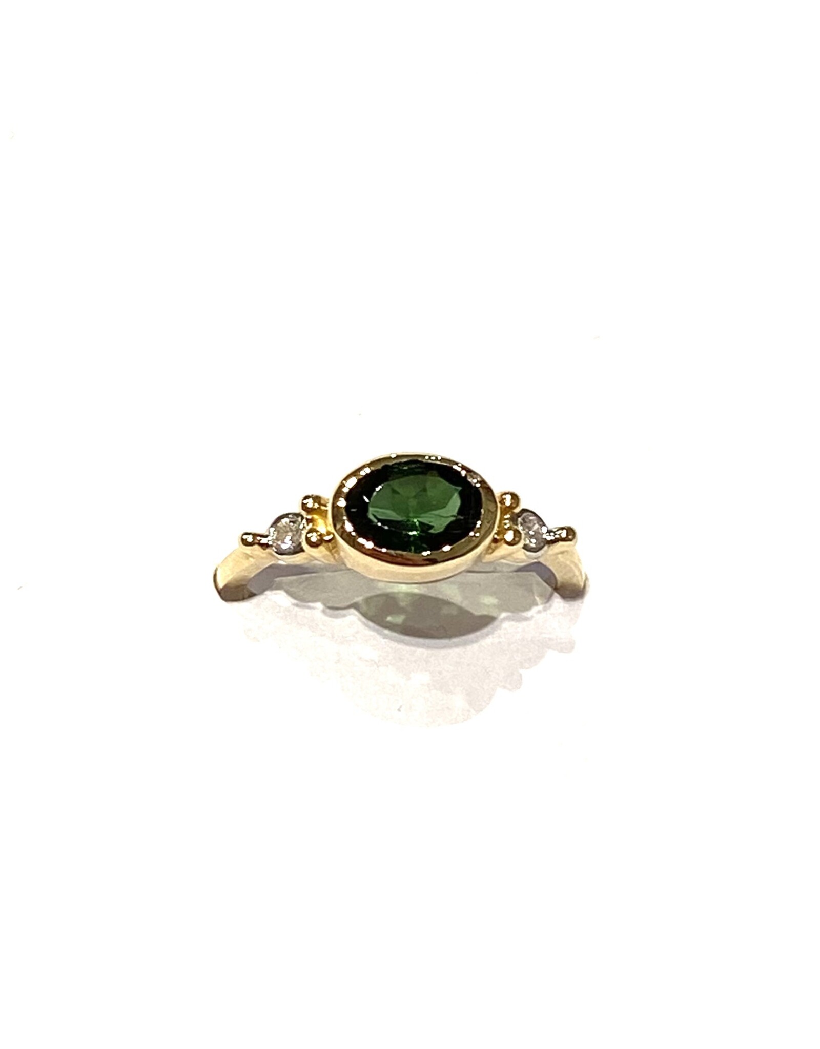 Bo Gold Ring - Gold - Tourmaline - Diamond
