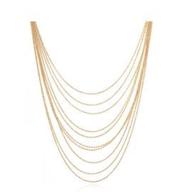 GAS Bijoux Necklace Romeo Gold PLated