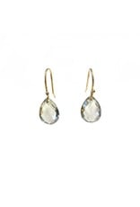 Bo Gold Earrings - Gold - Green Amethyst