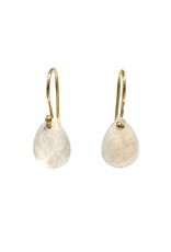 Bo Gold Earrings - Gold - Moonstone