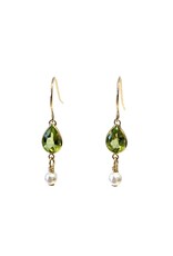 Bo Gold Oorbellen - Goud - Peridot