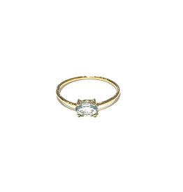 Bo Gold Ring - Gold - Blue Topaz