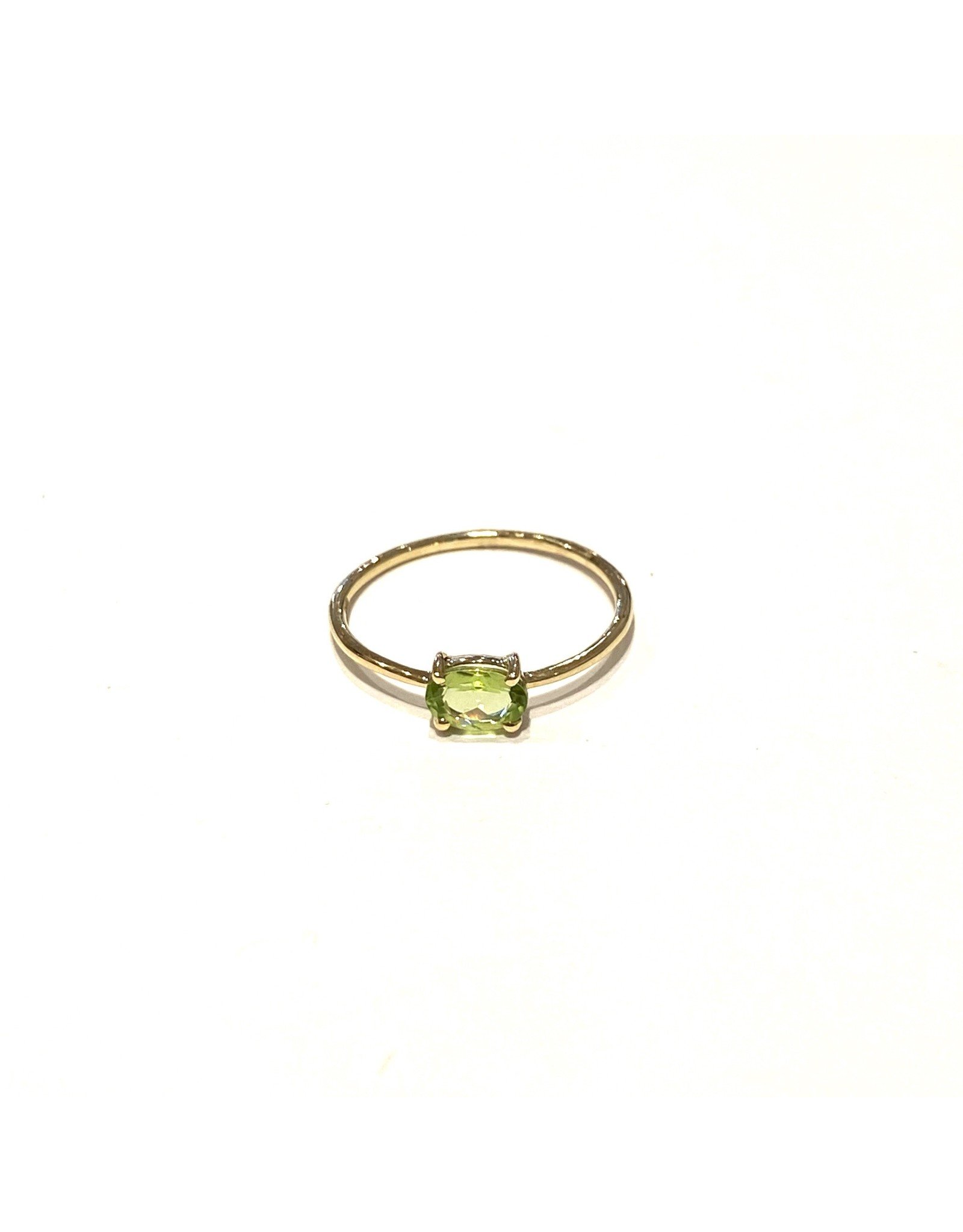 Bo Gold Ring - Gold - Peridot