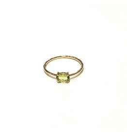 Bo Gold Ring - Gold - Peridot