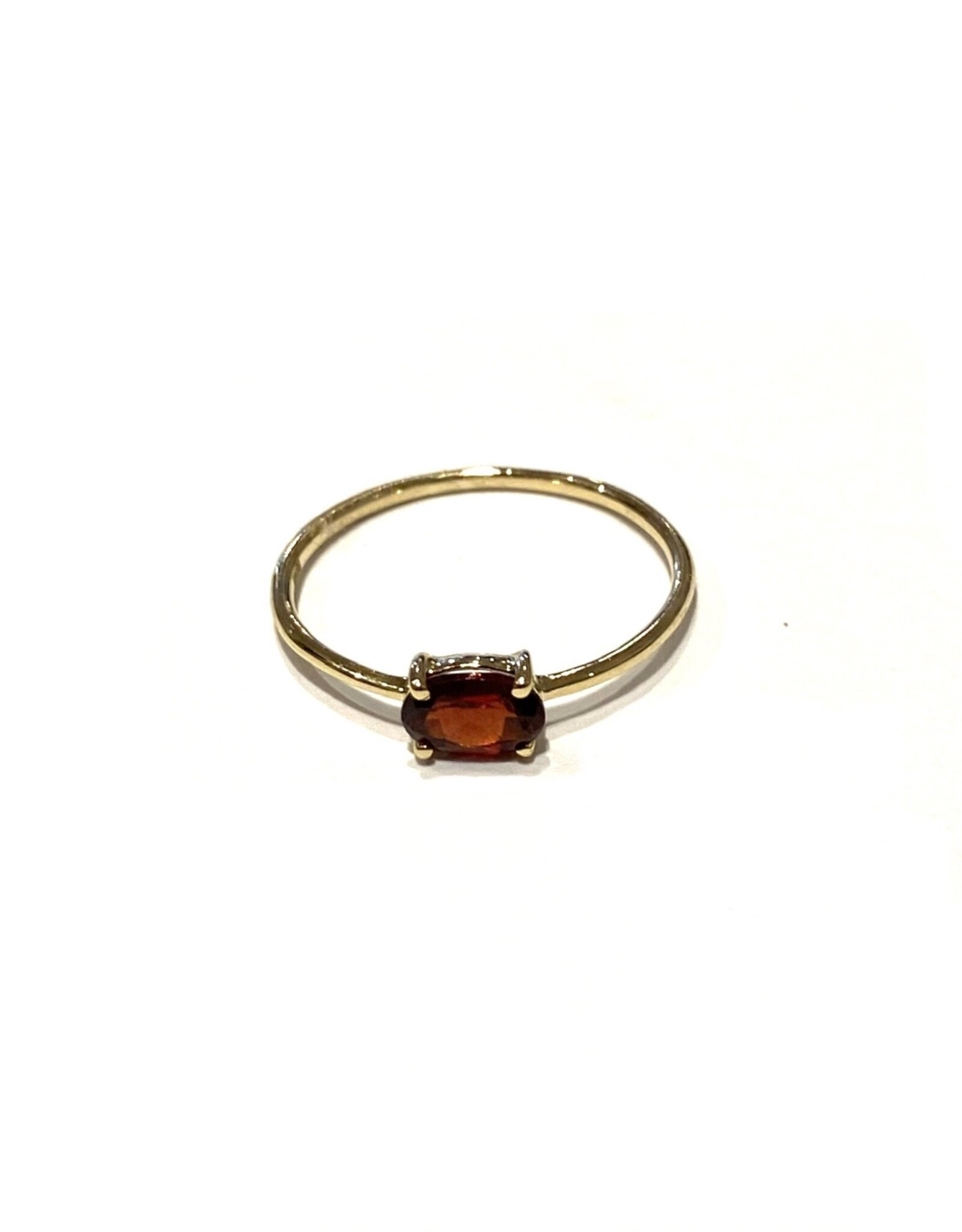 Bo Gold Ring - Gold - Garnet