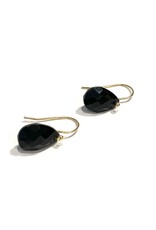 Bo Gold Oorbellen - Goud - Onyx