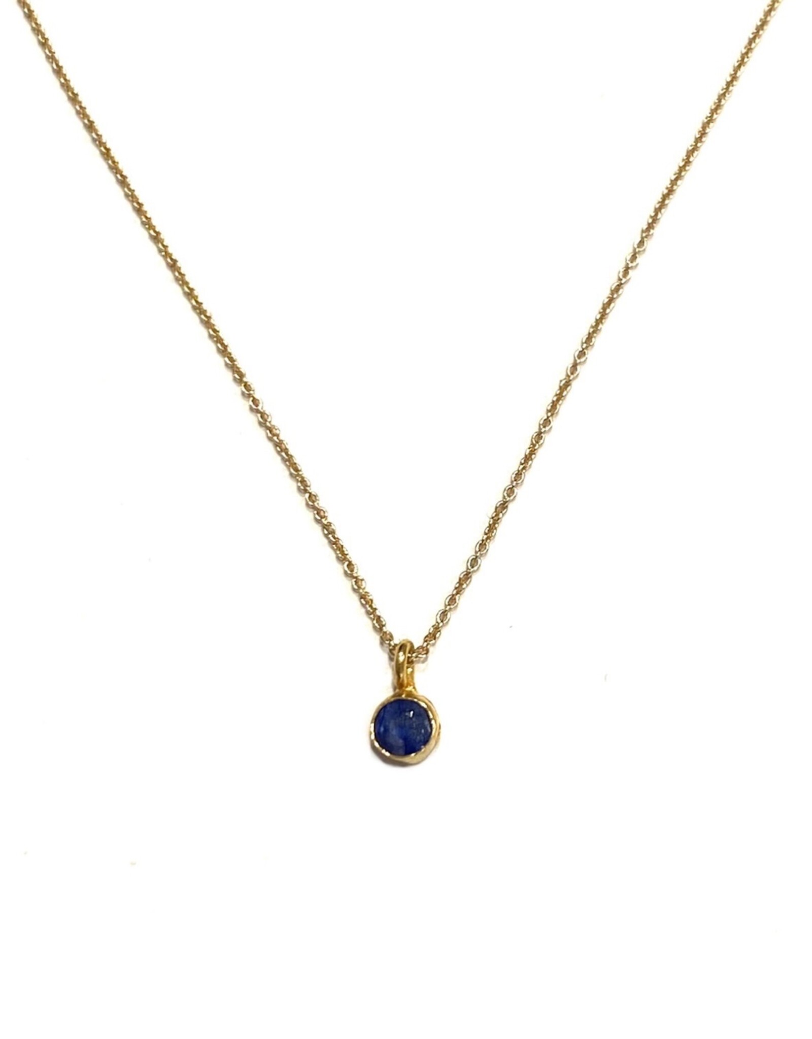 Bo Gold Necklace - Gold - Gemstone