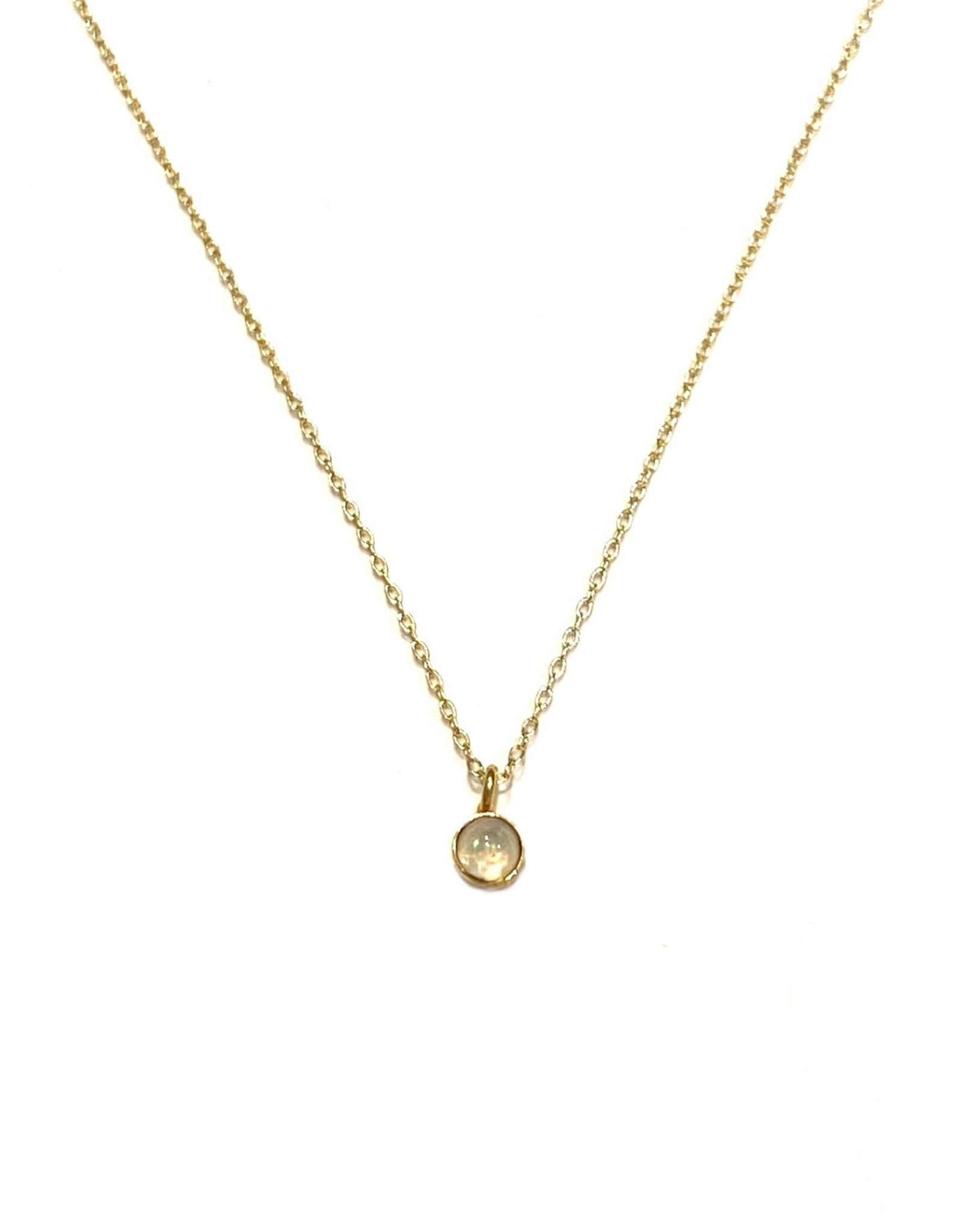Bo Gold Ketting - Goud - Edelsteen