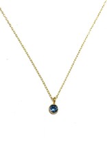 Bo Gold Ketting - Goud - Edelsteen